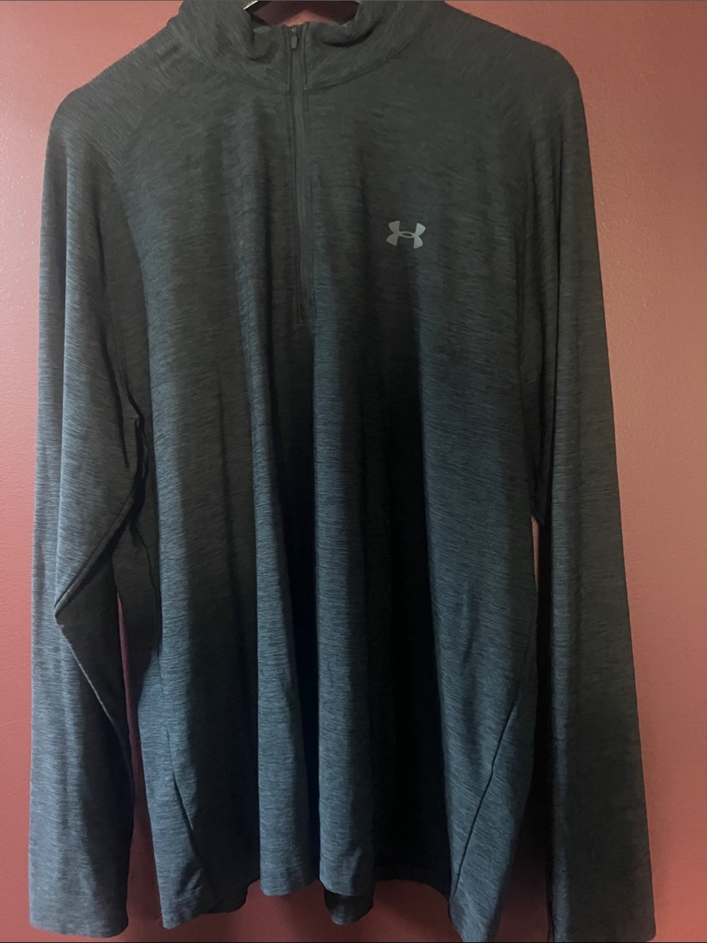Under Armour Men's Dark Charcoal Quarter-Zip Pullover